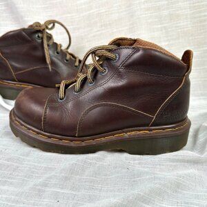 Dr Martens Vintage Made in England 8444 Brown Mid Indie Boots UK 4 / US Wmns 6